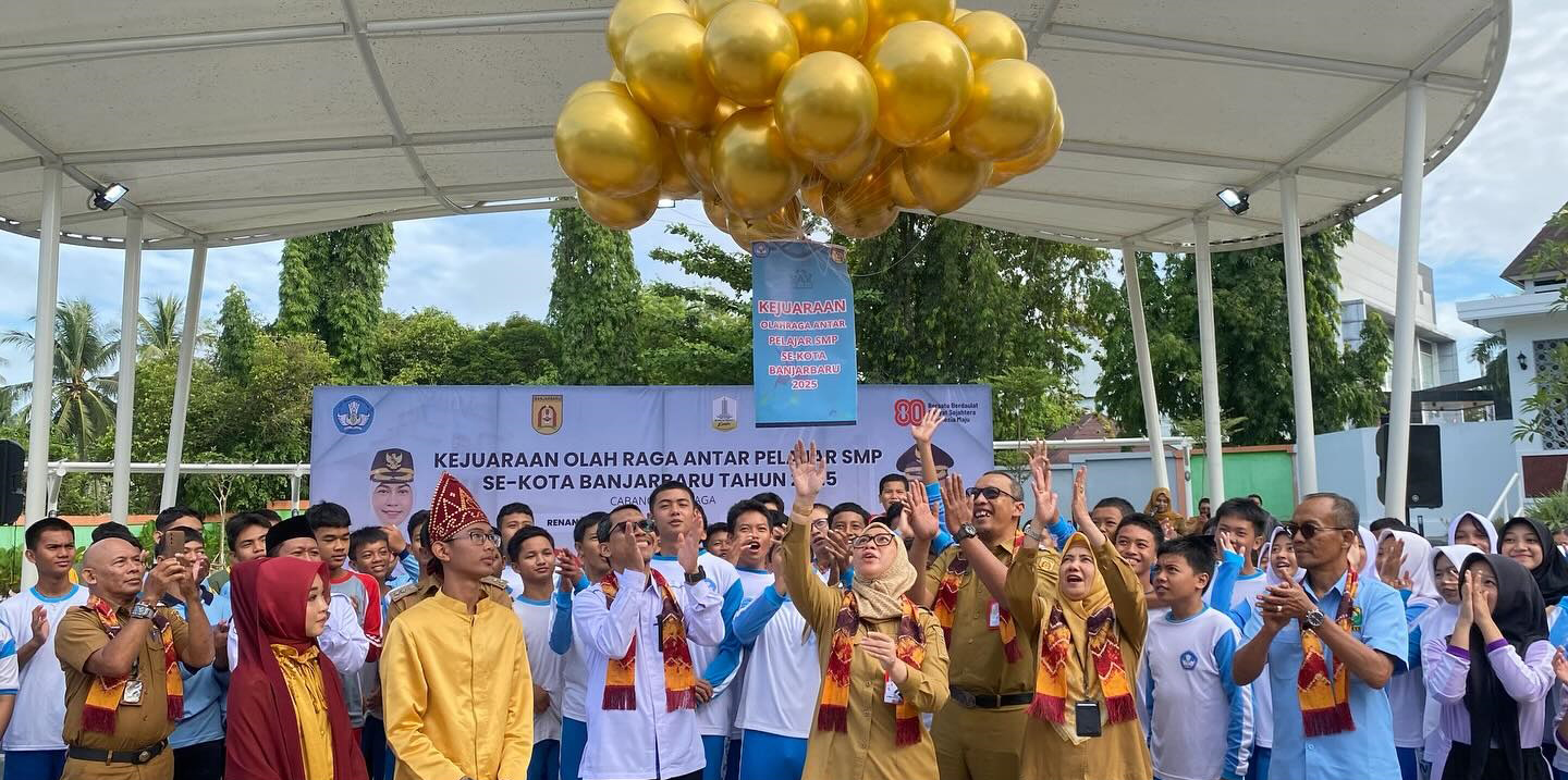 Peresmian Kejuaraan Olah Raga Antar Pelajar SMP se-Kota Banjarbaru tahun 2025